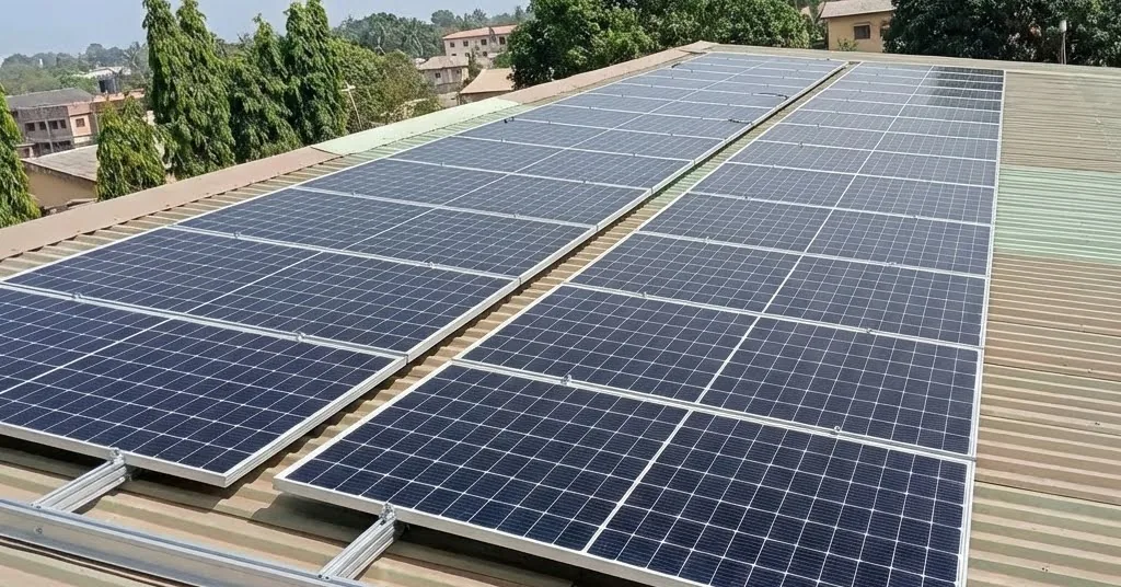 Rooftop solar panel installation completed by CiscoVolt