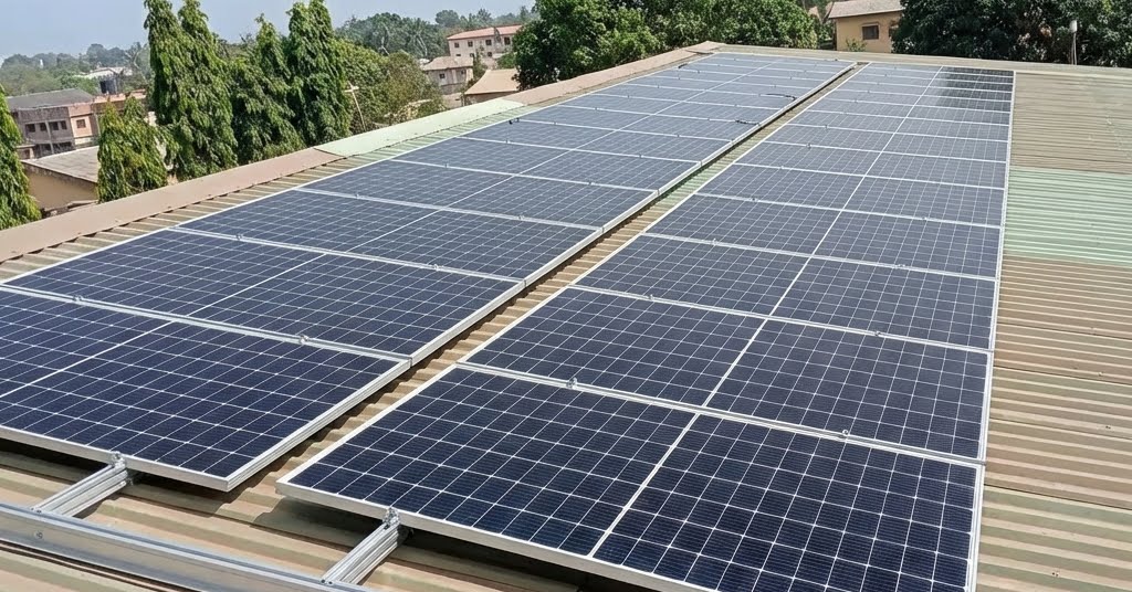 Rooftop solar panel installation completed by CiscoVolt